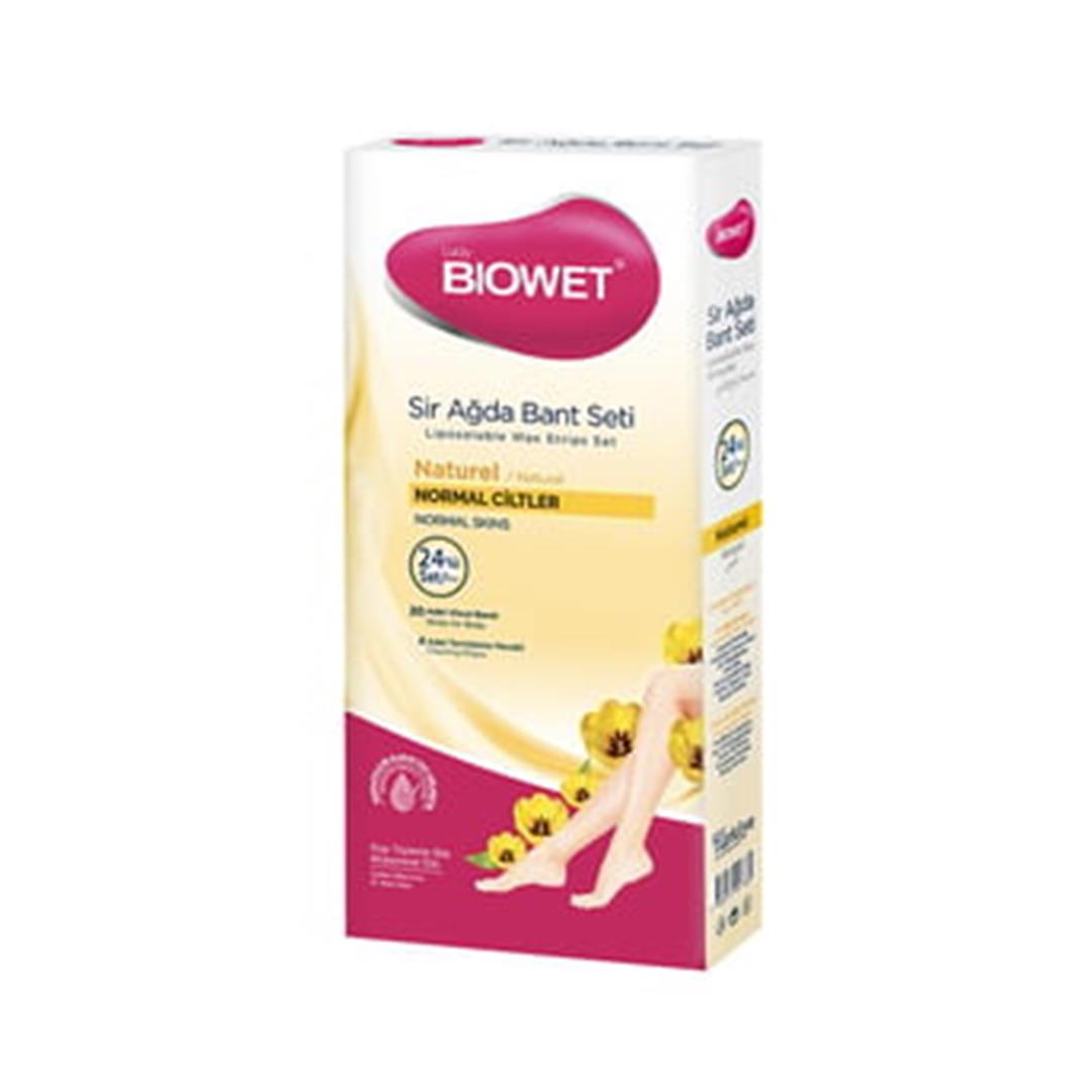 BİOWET SİR AĞDA BANT SETİ 24PCS  NATUREL 6LI PKT*8