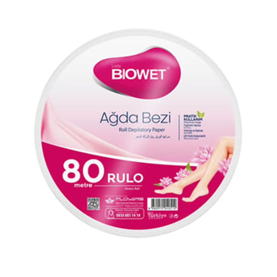 BİOWET AĞDA BEZİ 80M RULO 60PCS*60